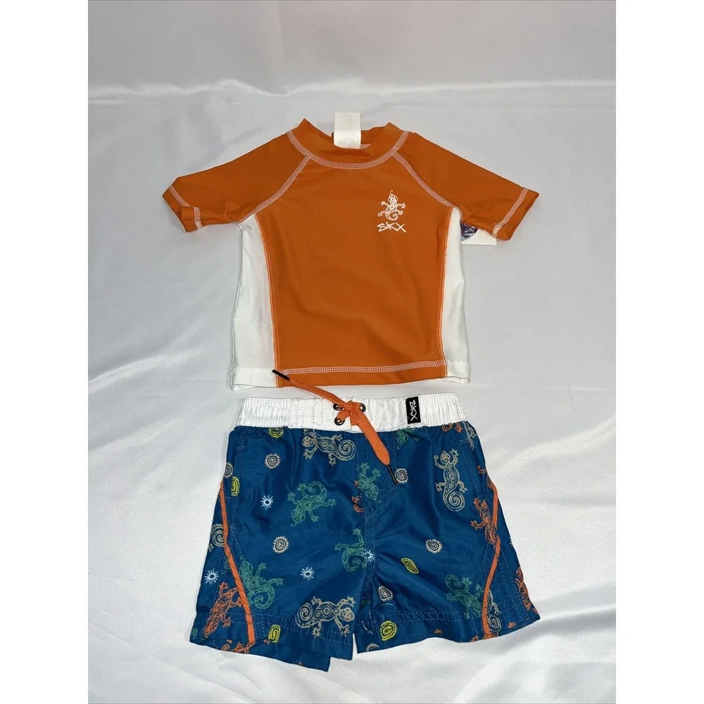 Skechers Surf SKX Boys 12 Month Rash Guard 2‎ Piece Swimsuit
